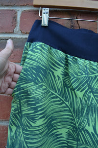 Berserk Blue Palm cotton band pant