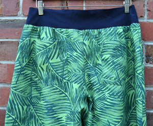 Berserk Blue Palm cotton band pant