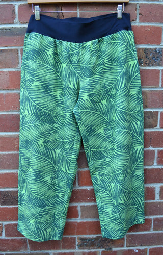Berserk Blue Palm cotton band pant