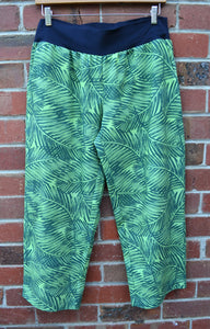 Berserk Blue Palm cotton band pant