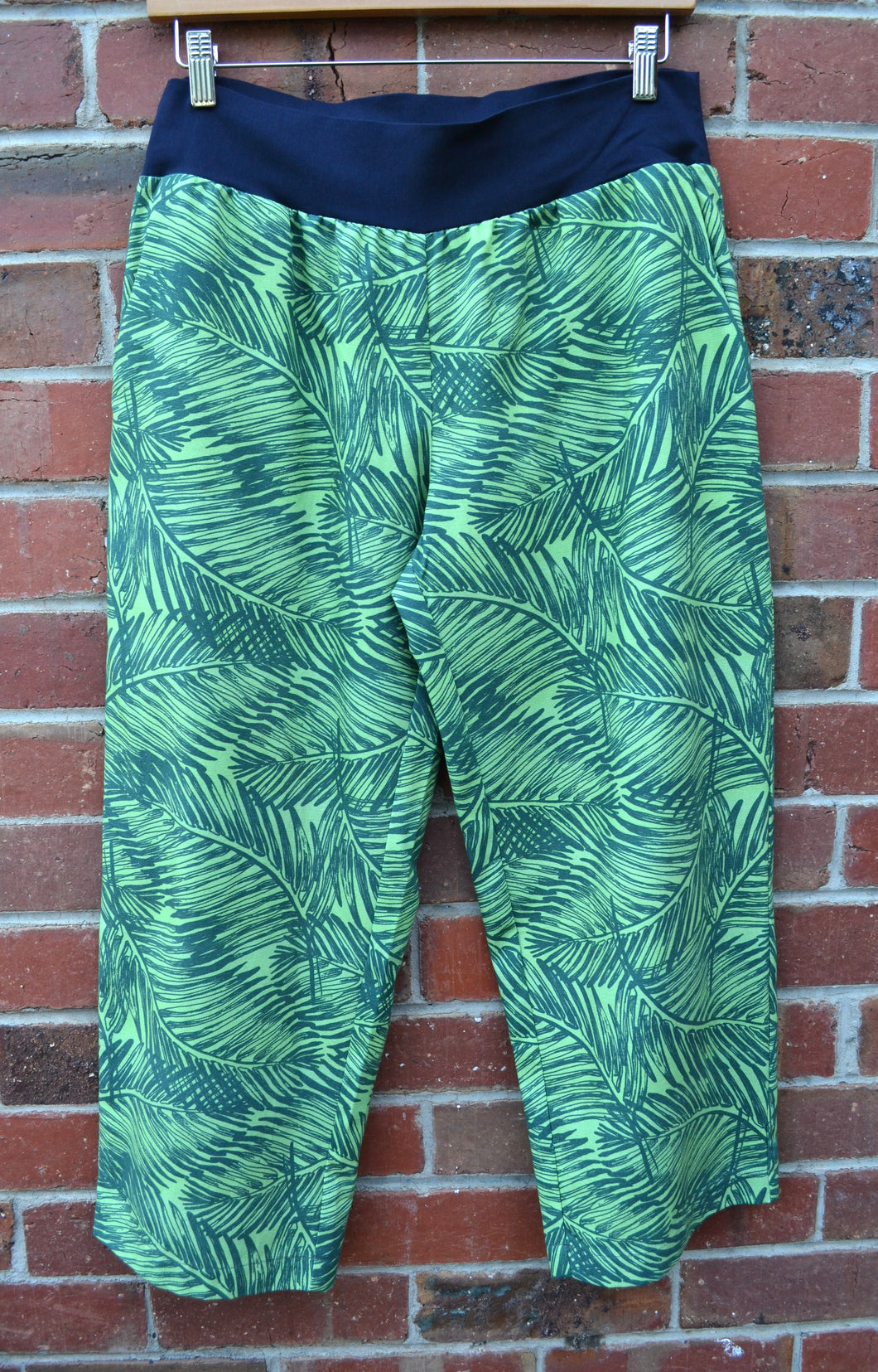 Berserk Blue Palm cotton band pant