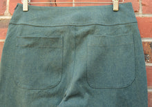 Load image into Gallery viewer, Berserk Green Overdye denim Capri pants