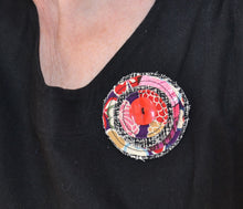 Load image into Gallery viewer, Berserk no waste Fabric Rosette brooches