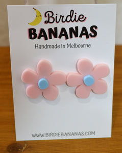 Flower stud ear rings