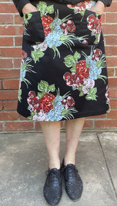Berserk Romance Stretch sateen pocket skirt