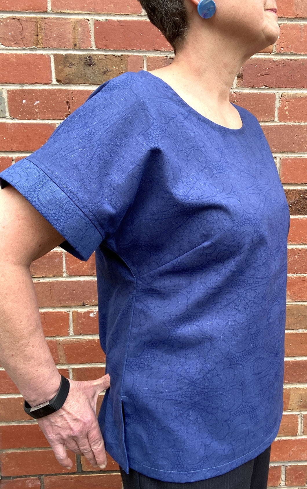 Berserk Blue fan screen print Shell top