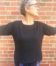 Load image into Gallery viewer, Berserk Black textured Exeter top