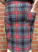 Load image into Gallery viewer, Berserk Tartan Tube stretch skirt