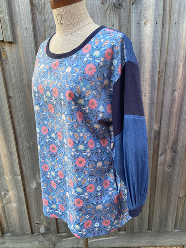 Berserk Blue Craft tunic top