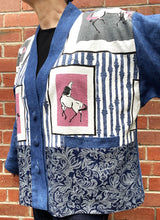 Load image into Gallery viewer, Berserk Mid century Horses Kimono jacket