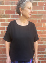 Load image into Gallery viewer, Berserk Black textured Exeter top