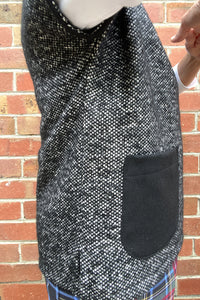 Berserk Rider vest in Black Marle
