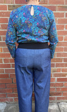 Load image into Gallery viewer, Berserk Light drapey Denim band pants