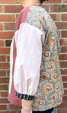 Load image into Gallery viewer, Berserk Vintage mix Rose embroidered top