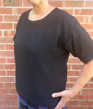 Load image into Gallery viewer, Berserk Black textured Exeter top