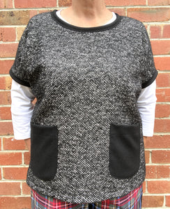 Berserk Rider vest in Black Marle