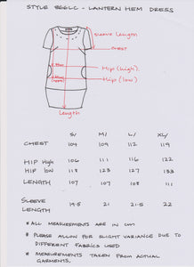 Berserk Amethyst Linen blend Lantern dress