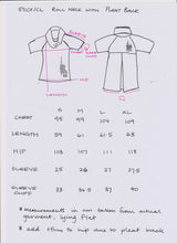 Load image into Gallery viewer, Berserk Sky Gingham linen cotton Pleat Roll neck