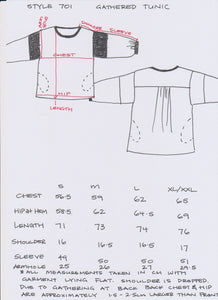 Berserk Aboriginal Bark painting upcycled Tunic S