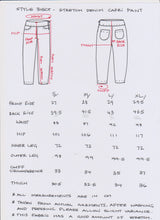 Load image into Gallery viewer, Berserk Green Overdye denim Capri pants