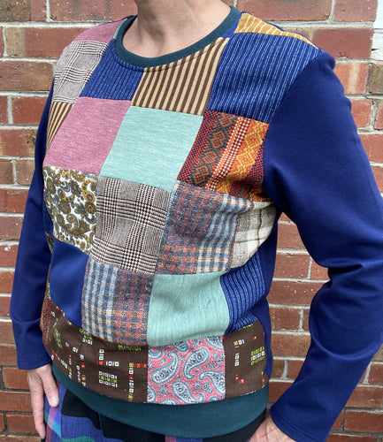 Berserk Patchwork rescue top Royal