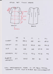 Berserk Emerald Corduroy tunic dress