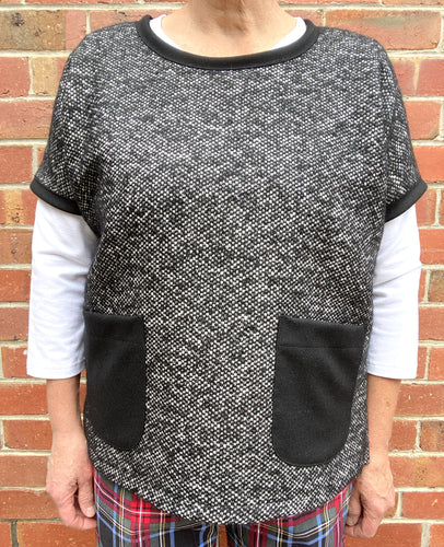 Berserk Rider vest in Black Marle