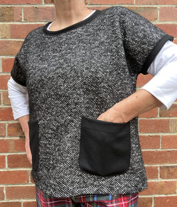 Berserk Rider vest in Black Marle