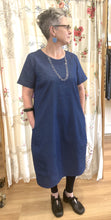 Load image into Gallery viewer, Berserk Amethyst Linen blend Lantern dress