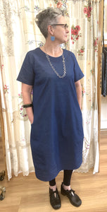 Berserk Amethyst Linen blend Lantern dress