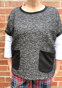 Berserk Rider vest in Black Marle
