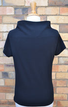 Load image into Gallery viewer, Berserk Black Cotton Elastane Cowl T