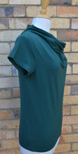 Load image into Gallery viewer, Berserk Bottle Green Cotton Elastane Cowl T Shirt