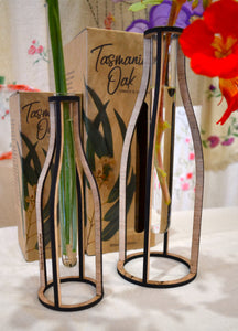 Vase Tasmanian Oak & Glass