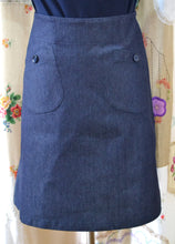 Load image into Gallery viewer, Stretch Denim Pocket Skirt