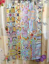 Load image into Gallery viewer, Aboriginal Art Tea Towel- Mina Mina Dreaming