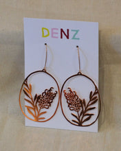 Load image into Gallery viewer, Grevillia Oval Hanging Earring