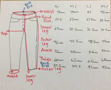 Load image into Gallery viewer, Berserk Black stretch cotton Drill Capri pant